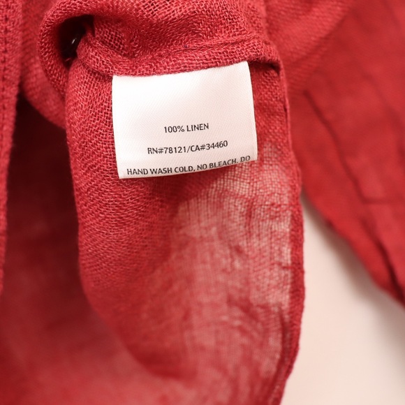 Eileen Fisher Italian Linen Peasant Top - Picture 11 of 12